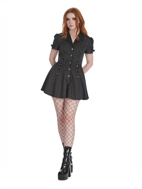 Banned Core Pinstripe Dress 7 Banned Core Pinstripe Dress - Image 5