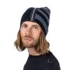Chemical Black Trace Knit Hat: Black / Grey