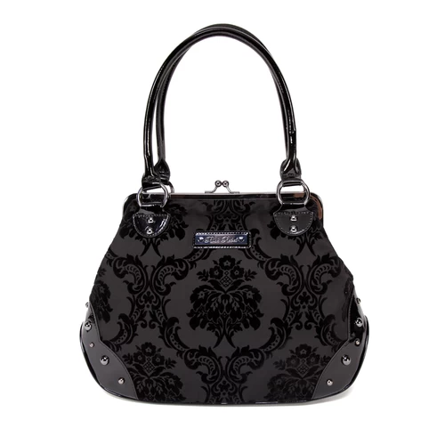 Rock Rebel Mistress Kisslock Bag: Black 3 Rock Rebel Mistress Kisslock Bag: Black