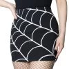 Kreepsville 666 Spiderweb Mini Skirt: Black / White -Fashion Apparel 0B803D7B EDEC 4AFD 9E7E 8A24C1A6404C 86377.1702928755