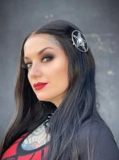 Kreepsville 666 Baphomet Circle Hair Clip -Fashion Apparel 0BB19BED 9EEA 4F6E A82C 7EA6151A6C9C 55293.1642947273