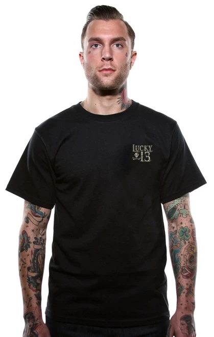 Lucky 13 Dead Skull Tee - Small To 4XL 3 Lucky 13 Dead Skull Tee - Small To 4XL