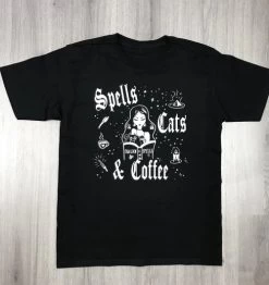 Demi Loon Spells Cats & Coffee Boyfriend Tee -Fashion Apparel 100DD09B 2B8F 4E78 8E42 FB1CAC7A4A5F 40973.1712577925