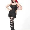 Necessary Evil Iris Mini Suspender Dress - Small -Fashion Apparel 11FED81A 7F6A 4C50 9B28 7B92531F381C 30090.1714514911