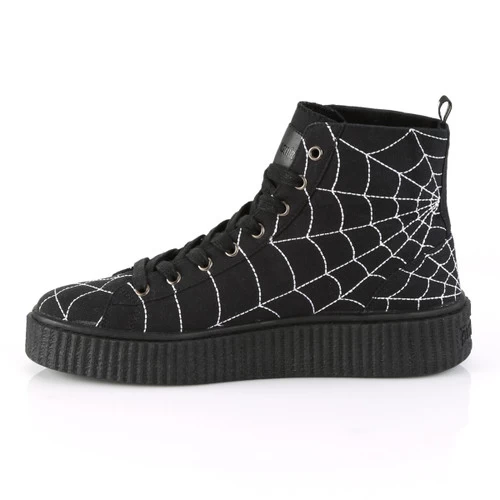 Demonia Sneeker-250 Creeper: Spiderweb - PRE-ORDER 6 Demonia Sneeker-250 Creeper: Spiderweb - PRE-ORDER - Image 4