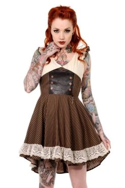 Banned Legend Steampunk Mini Dress - XL