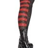 Banned Frances Over Knee Socks: Black / Red -Fashion Apparel 1443B38E FFD4 4FD9 B21D CAA23A612042 58076.1708255628