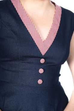 Banned Diner Days Fit 'n' Flare Dress -Fashion Apparel 1578478765DR16296DARKBLUE11 87886.1627981385