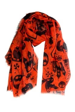 Banned Laughing Pumpkin Scarf