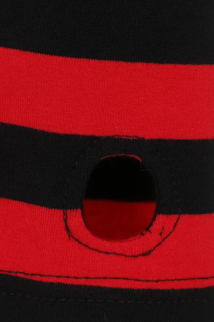 Banned Chantrea Top: Red / Black - Small To 2XL 10 Banned Chantrea Top: Red / Black - Small To 2XL - Image 8