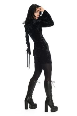 Banned Big Crush Hoodie Dress: Black - Small -Fashion Apparel 1625754044DR16435 0172 45467.1647859555