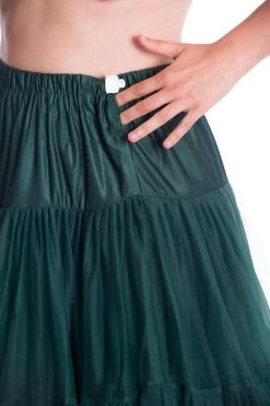 Banned Lifeforms 26" Petticoat: Bottle Green 11 Banned Lifeforms 26" Petticoat: Bottle Green -Fashion Apparel 162697056006 30 SBN236 BOTTLE GREEN 1635 76575.1639484010
