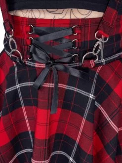 Chemical Black Seneca Skirt: Red Plaid -Fashion Apparel 1E76EED9 B1BC 49E3 B3DE 54681C3DC460 07332.1656835394