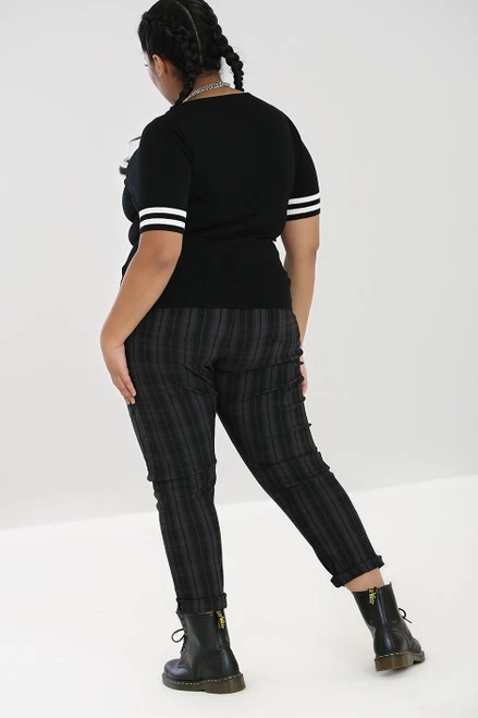 Hell Bunny Storm Stretch Pants - Small And 4XL 9 Hell Bunny Storm Stretch Pants - Small And 4XL - Image 7