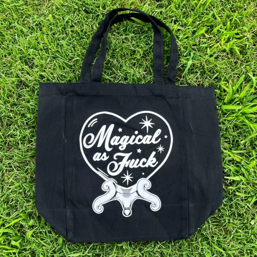 Too Fast Magical AF Canvas Tote Bag 5 Too Fast Magical AF Canvas Tote Bag - Image 3