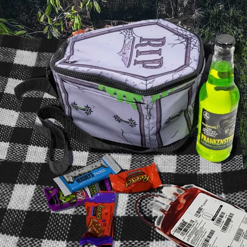 Kreepsville 666 Spooky RIP Coffin Insulated Lunch Bag 7 Kreepsville 666 Spooky RIP Coffin Insulated Lunch Bag - Image 5