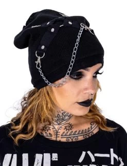 Chemical Black Phantom Knit Hat -Fashion Apparel 25CD81E7 7152 444E B36B 6F87CA020A71 39969.1709100987