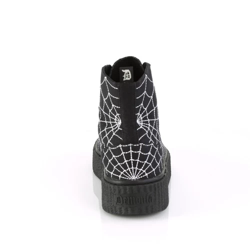 Demonia Sneeker-250 Creeper: Spiderweb - PRE-ORDER 7 Demonia Sneeker-250 Creeper: Spiderweb - PRE-ORDER - Image 5