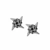 Alchemy Rocks - Metallica Ninja Star Stud Earrings