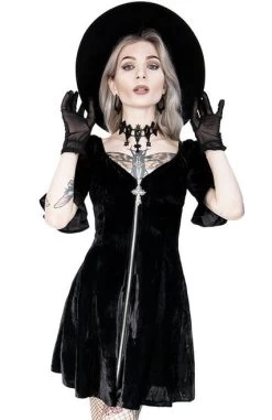 Restyle Black Velvet Sweetheart Dress With Gothic Cross 23 Restyle Black Velvet Sweetheart Dress With Gothic Cross -Fashion Apparel 2EFD2FEB 67C1 49DA 8E59 A4DA254A9B21 31315.1605817061