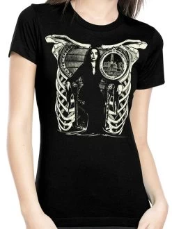 Rock Rebel Morticia Addams Women's T-Shirt - Small