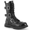 Demonia Riot Leather Buckle Boots - PRE-ORDER -Fashion Apparel 32A98DB9 56EE 415E 90DA C8513DAAA565 53154.1663953879