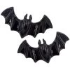 Kreepsville 666 Lil Black Bat Hair Slides (pair) -Fashion Apparel 3440B0C2 ED17 430D A3A6 DFFD3FCD9A58 36964.1630975153