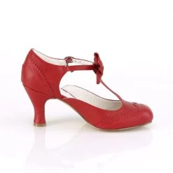 Pin Up Couture Flapper Bow Heels: Red - In Stock -Fashion Apparel 34B0E4DF 3229 4C62 AB15 5311A239553B 50912.1718734320