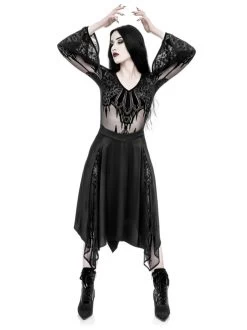 Restyle Leviathan Midi Skirt -Fashion Apparel 36D033B4 A729 4755 8BD3 C3DC18DF684F 10803.1710223378