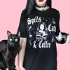 Demi Loon Spells Cats & Coffee Boyfriend Tee 2 Demi Loon Spells Cats & Coffee Boyfriend Tee -Fashion Apparel 37EBD473 48EF 45A2 A75D 43E03C1B57A7 77021.1712568637