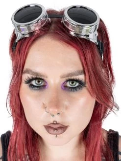 Poizen Industries Reflect Goggles: Silver -Fashion Apparel 3954F593 FB79 4632 A3A0 5226B6DDD020 51335.1709096325