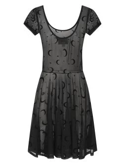 Collectif Lila Moon Flock Mesh Skater Dress - Small, Medium And Large 15 Collectif Lila Moon Flock Mesh Skater Dress - Small, Medium And Large -Fashion Apparel 411BDA6F 2B2C 4428 905F 5E56C45CE11C 58887.1632807654
