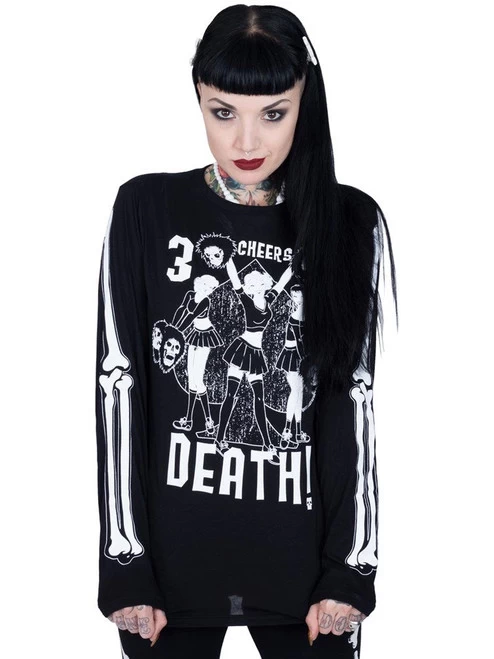 Kreepsville 666 Three Cheers For Death Long Sleeve Shirt 5 Kreepsville 666 Three Cheers For Death Long Sleeve Shirt - Image 3