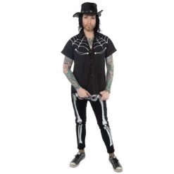 Kreepsville 666 Unisex Skeleton Skinny Jeans: White Bone -Fashion Apparel 43606319 CF2C 4A4B 9A2C 5ECA20DFF83D 26522.1713251253