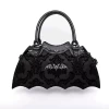 Rock Rebel Damask Bat Handbag: Black -Fashion Apparel 44DD98D4 D4CD 40F3 93D6 C7C828083B22 53269.1701354319