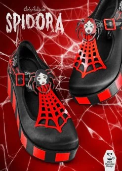 Hot Chocolate Design Mary Jane Platforms: Spidora -Fashion Apparel 45111E84 DE5D 47C4 9BD6 5FCAD5FD80C7 68353.1664186664