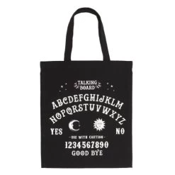 Black Ouija Talking Board Tote Bag