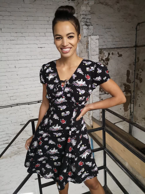 Hell Bunny Star Catcher Mini Dress - XS, 4XL And 5XL 12 Hell Bunny Star Catcher Mini Dress - XS, 4XL And 5XL - Image 10