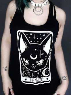 Too Fast The Witch Black Cat Tarot Card Racerback Tank -Fashion Apparel 4836401B 0E71 47CF A20B F9493CBA4793 82656.1702474620