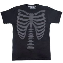 Kreepsville 666 3D Skeleton Ribcage T-Shirt - Medium To 3XL