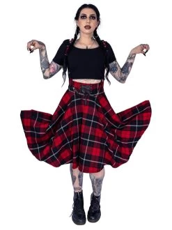 Chemical Black Seneca Skirt: Red Plaid -Fashion Apparel 51F02BE5 B845 4D8C A6AA 1192FC949468 63367.1656835401