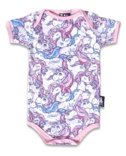 Six Bunnies Romper: Unicorn Dreams