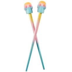 Kreepsville 666 Skull Collection Hair Sticks: Rainbow