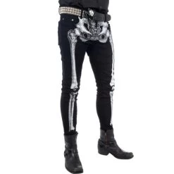 Kreepsville 666 Unisex Skeleton Skinny Jeans: White Bone -Fashion Apparel 53BEEF19 0774 4F4F B408 61B66CA00ECA 46029.1716021649