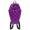 Rock Rebel Mina Quilted Bat Coffin Backpack: Purple -Fashion Apparel 540E9533 94DD 4B54 AEBB 5455969687B7 19588.1701354887