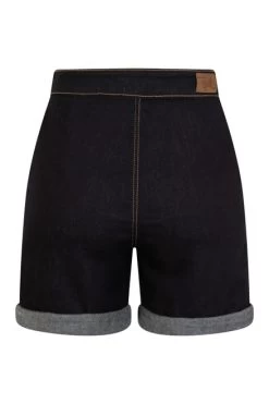 Hell Bunny Yaz Shorts: Navy - XL 11 Hell Bunny Yaz Shorts: Navy - XL -Fashion Apparel 5533 yaz denim short navy 12 2 72180.1611748361