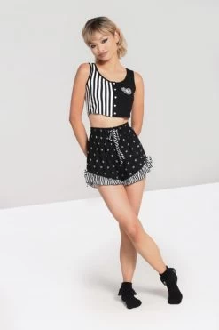 Hell Bunny Ribcage Hearts Lounge Shorts - Small To 4XL -Fashion Apparel 564345A9 ACE6 45C3 B528 73FA38276FE1 67951.1655897510