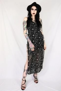 Coven United Moonprint Maxi Dress - XS To 4XL 17 Coven United Moonprint Maxi Dress - XS To 4XL -Fashion Apparel 56F062AD 881E 4C43 AA45 AAB5F1246C84 66998.1712012096