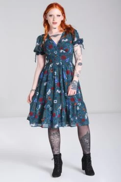 Hell Bunny Sianna Midi Dress - Small, Medium And Large