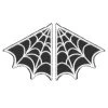 Sourpuss Spiderweb Patch Set: Black / White -Fashion Apparel 5B036198 C05C 455B B9B6 93105D1F440A 22467.1707414273